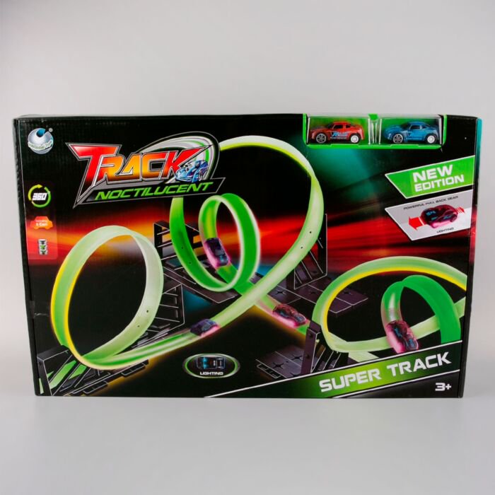 Трек Global Toys + 2 машинки 39 деталей купить,NaN