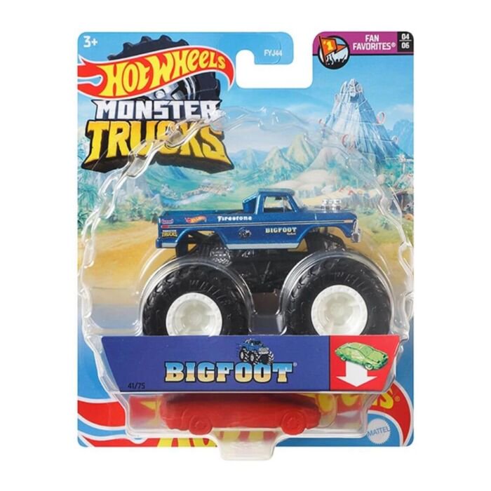 Машинка Hot Wheels Monster Trucks 1:64 BigFoot FYJ44/GWJ99 купить,NaN