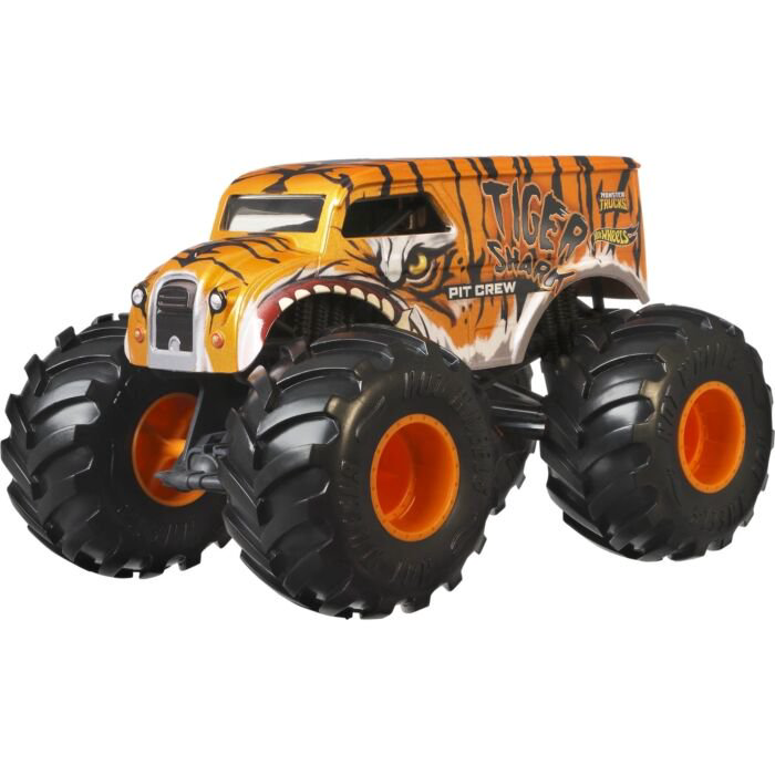 Машинка Hot Wheels Monster Trucks 1:24 Tiger Shark FYJ83/GJG79 купить,NaN