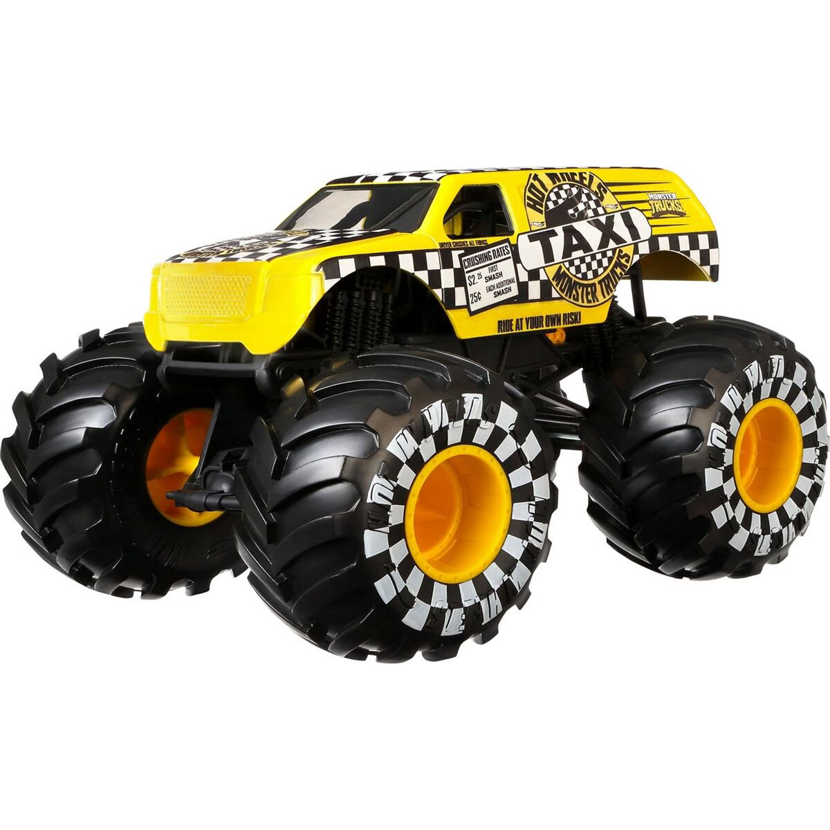 Машинка Hot Wheels Monster Trucks 1:24 Taxi FYJ83/GJG77 купить,NaN