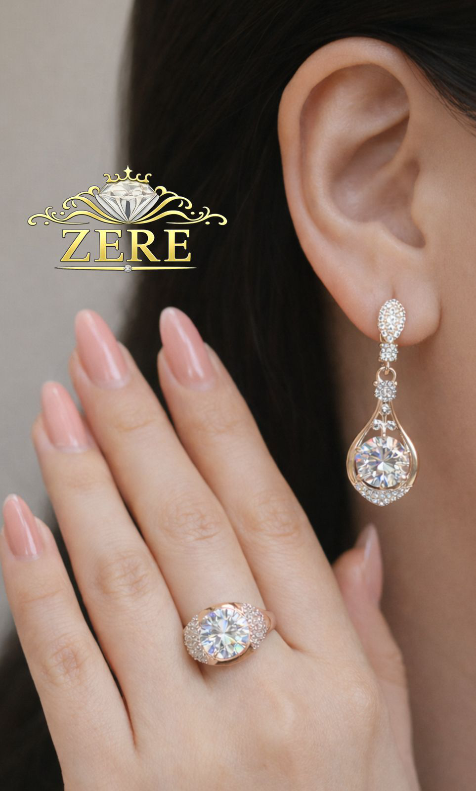 Комплект Zere ZR2102262 серебро с позолотой 10гр купить,45000