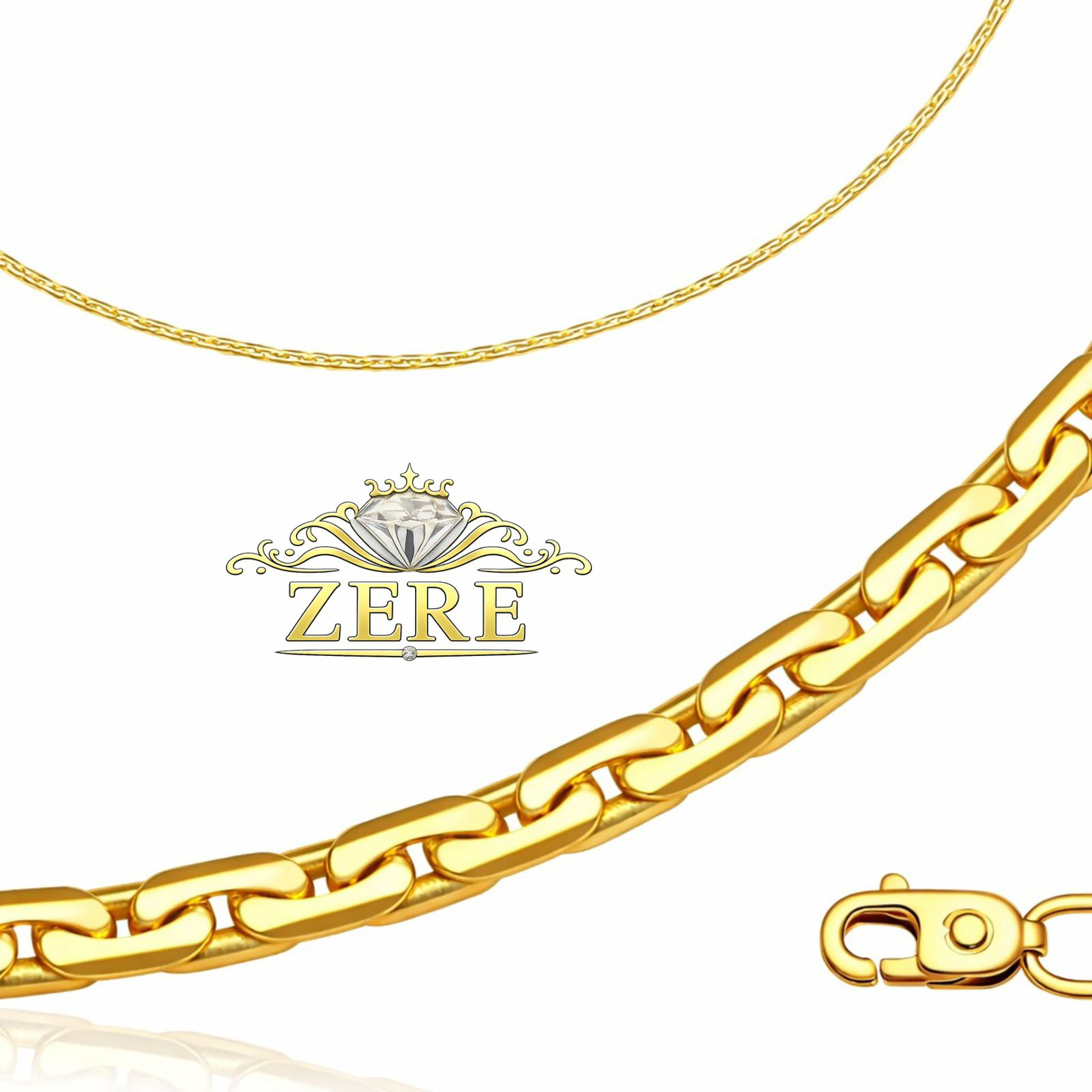 Цепь Zere ZR2102265 золото 55см купить,335555