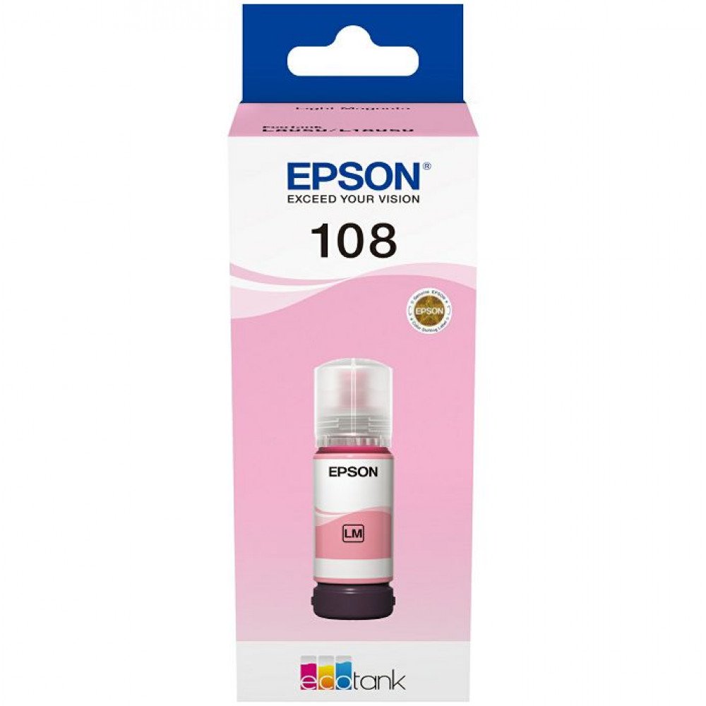 Чернила Epson 108 C13T09C64A светло-пурпурные  купить,10305