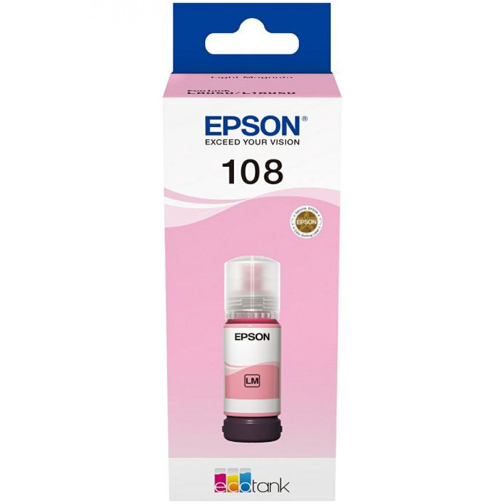 Чернила Epson 108 C13T09C64A светло-пурпурные  купить,10305