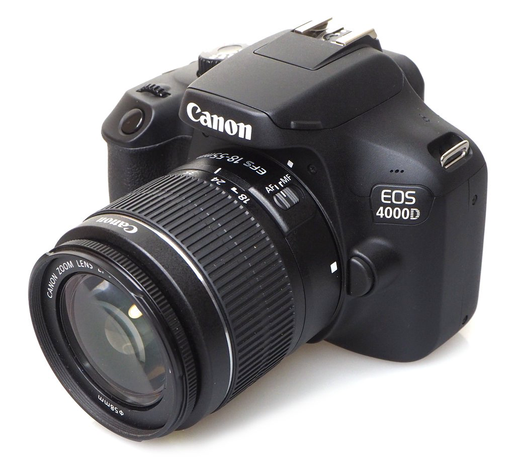Фотокамера Canon EOS 4000D Kit 18-55 черная купить,305000