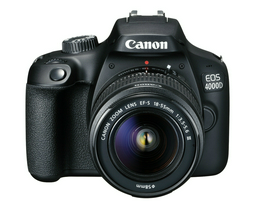 Фотокамера Canon EOS 4000D Kit 18-55 черная