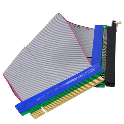 Переходник ViTi Riser Flex Сable серый