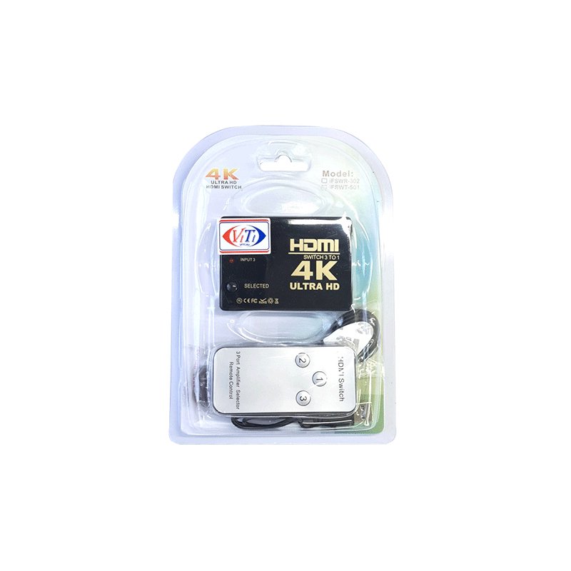 Переключатель ViTi HDSW-301S черный