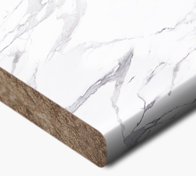 Столешница Мебель Азии Calacatta Borghini TP3-e2-U1/05-DS0-1 300x60x4см мрамор купить,NaN