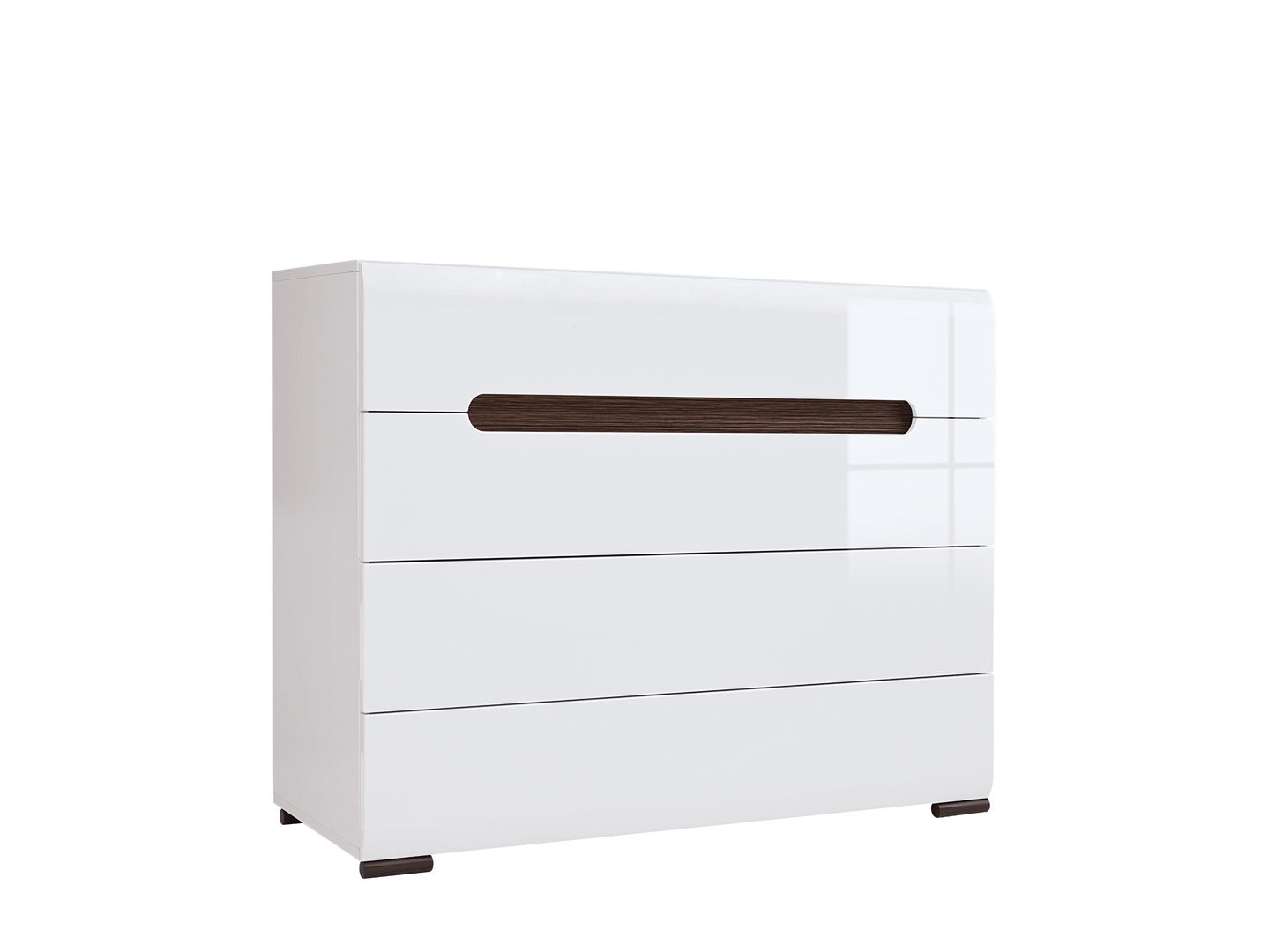 Комод БРВ Брест Ацтека KOM4S/8/11 белый блеск/дуб венге магия - ForteMarket Комод БРВ Брест Ацтека KOM4S/8/11 белый блеск/дуб венге магия купить,0