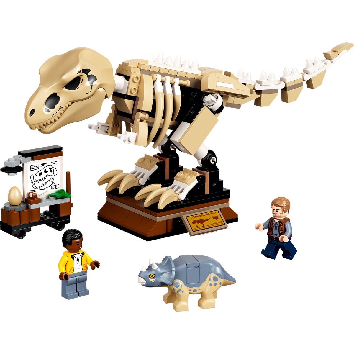 Конструктор Lego Jurassic World Скелет тираннозавра на выставке   76940