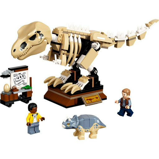 Конструктор Lego Jurassic World Скелет тираннозавра на выставке   76940
