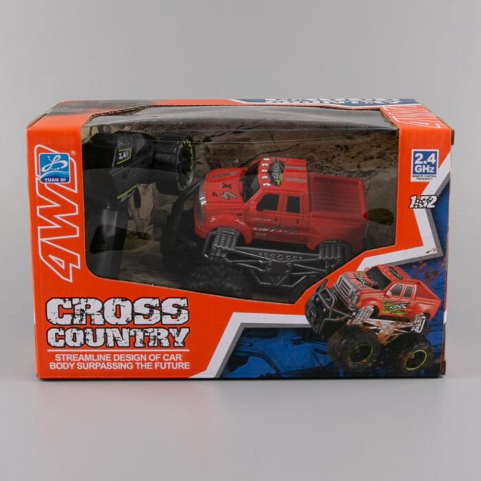 Машина радиоуправляемая Cross Country 1:32 Monster Jam красная купить,NaN
