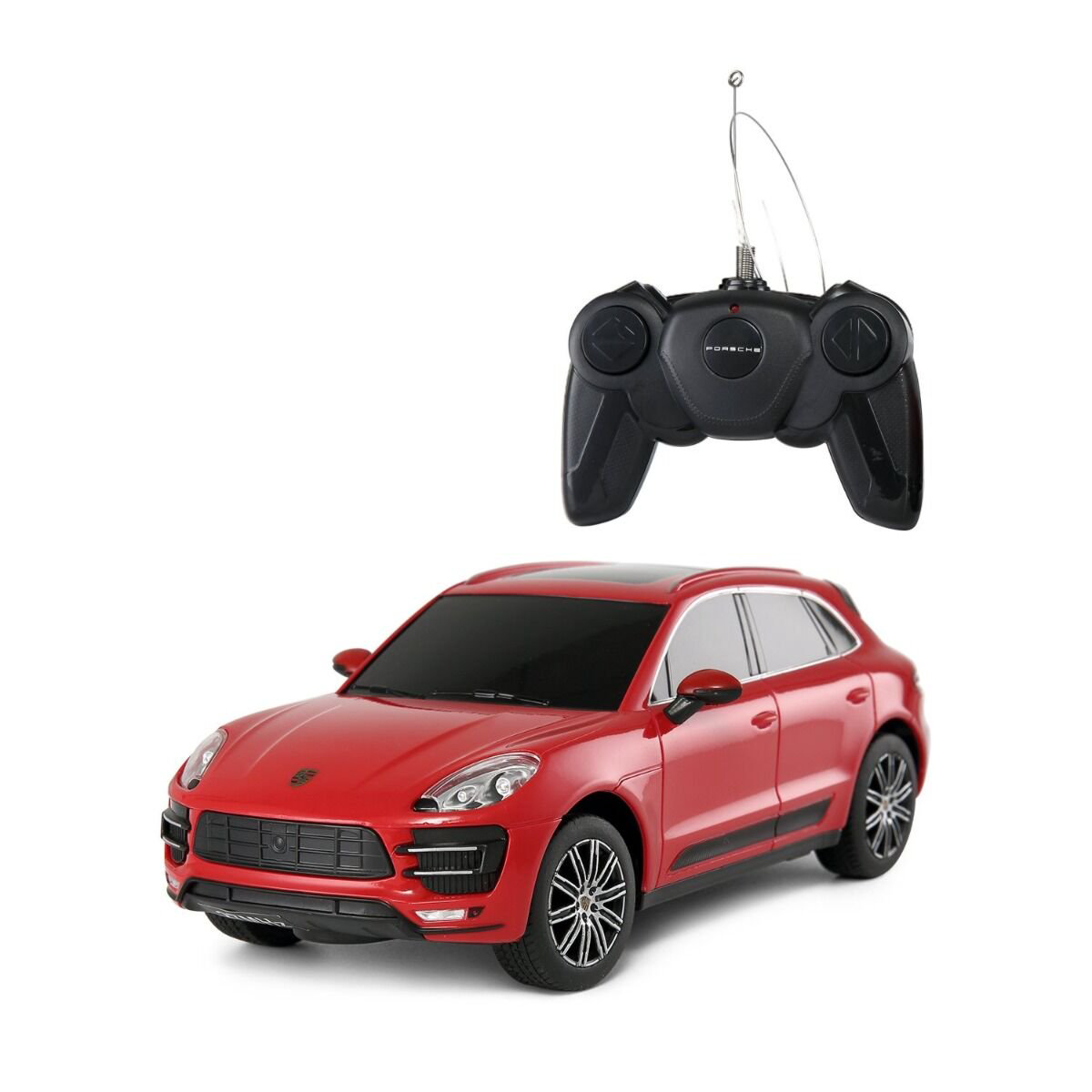 Радиоуправляемая машина Rastar 1:24 Porsche Macan Turbo красная купить,NaN