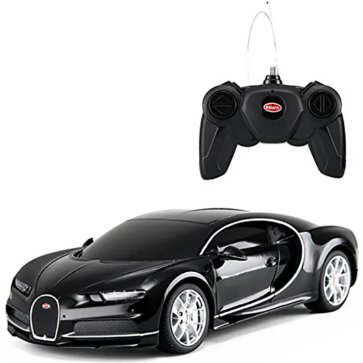 Машинка Rastar 1:24  Bugatti Chiron  черная купить,NaN