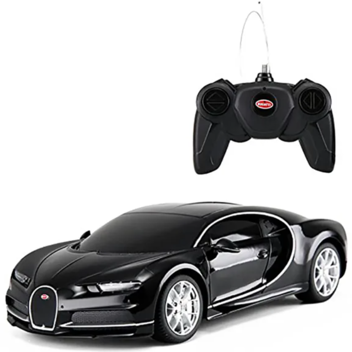 Машинка Rastar 1:24  Bugatti Chiron  черная купить,NaN