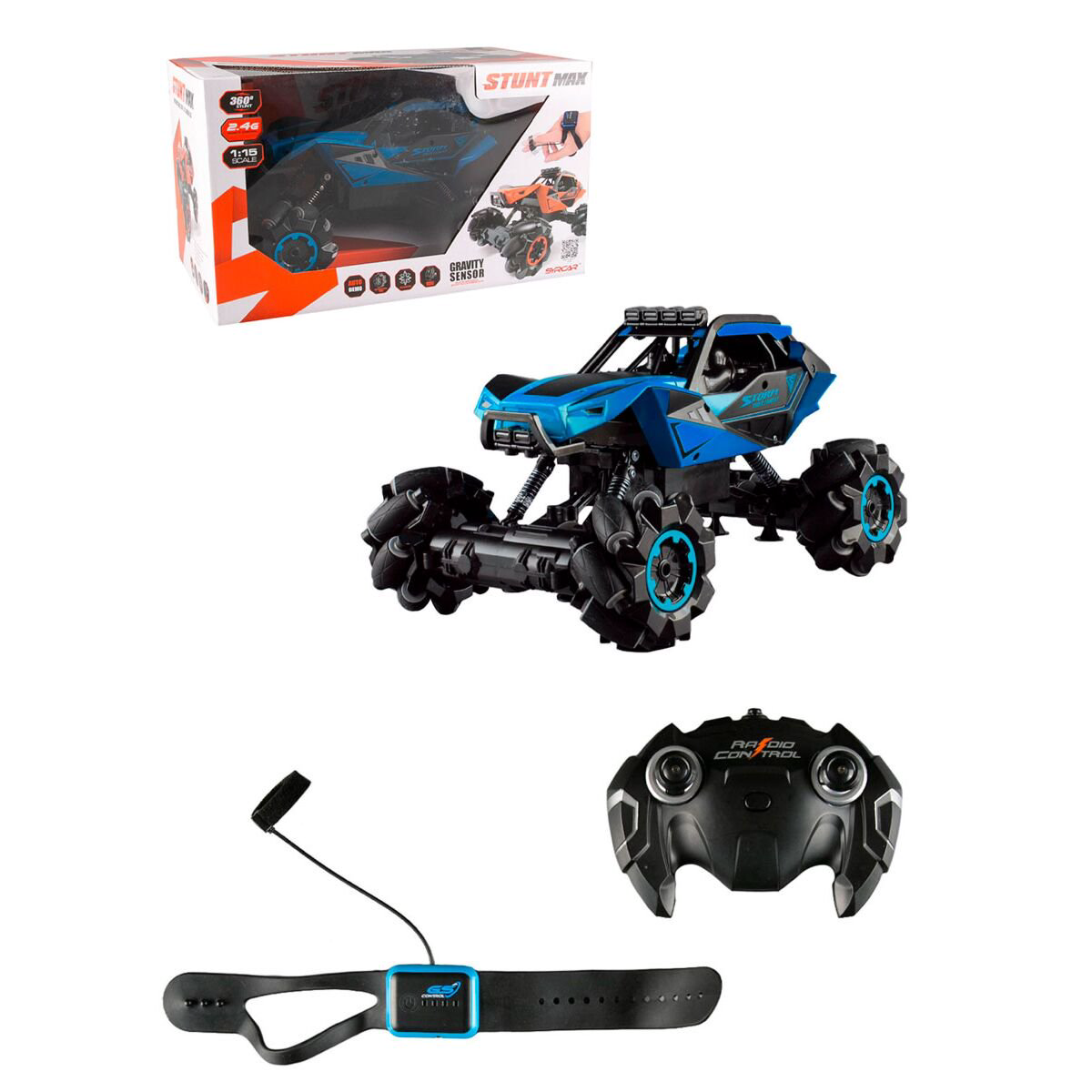 Машинка трюковая Stunt Car 1:15 666-647SA синяя купить,NaN