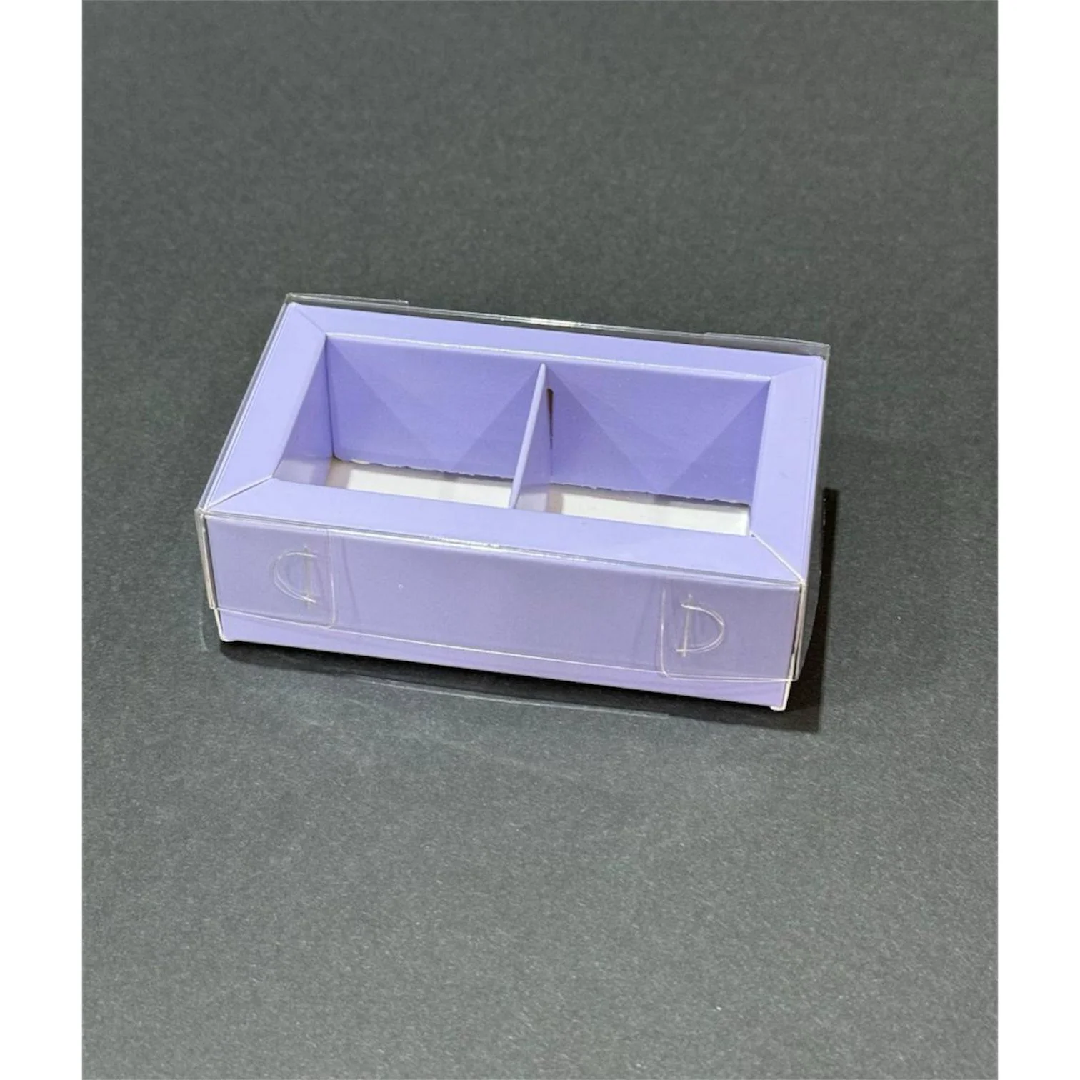 Коробка Box.kz 2 ячейки 10х6х3 см 10 шт лаванда - ForteMarket Коробка Box.kz 2 ячейки 10х6х3 см 10 шт лаванда купить,0