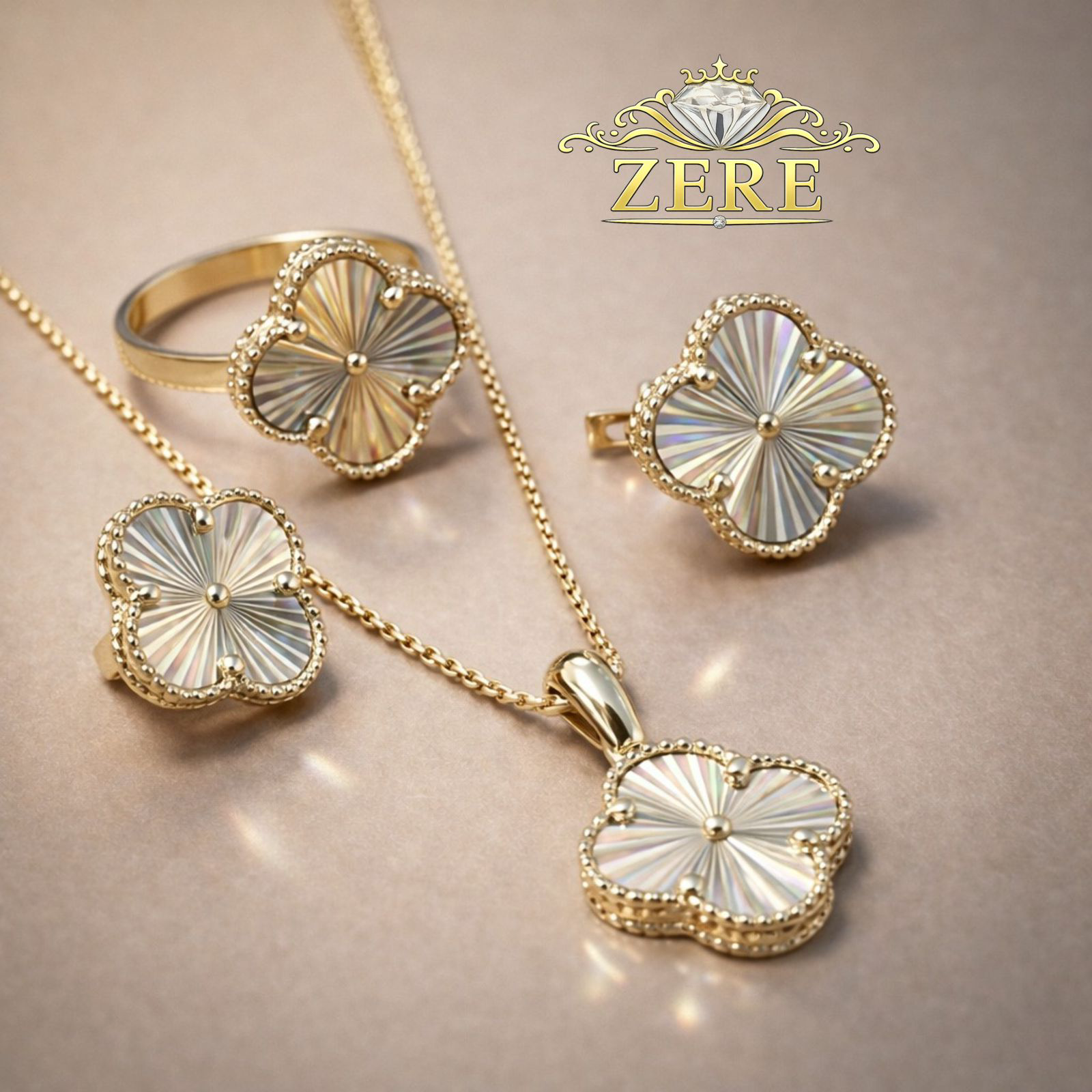Комплект Zere ZR220231 золото 11.59гр купить,956904