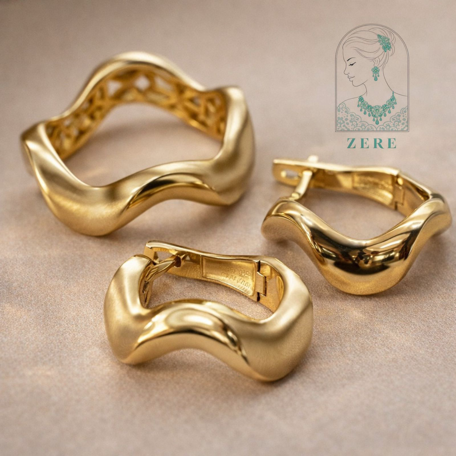 Комплект Zere ZR220232 золото 4.54гр купить,354404