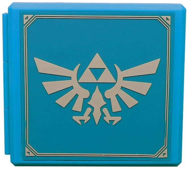 Контейнер для картриджей Hori Zelda голубой