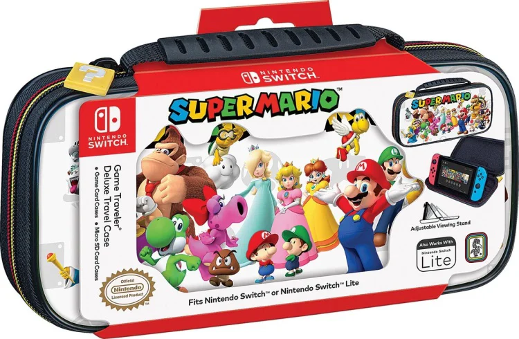 Чехол Nintendo Switch Deluxe Travel Case Super Mario Fam