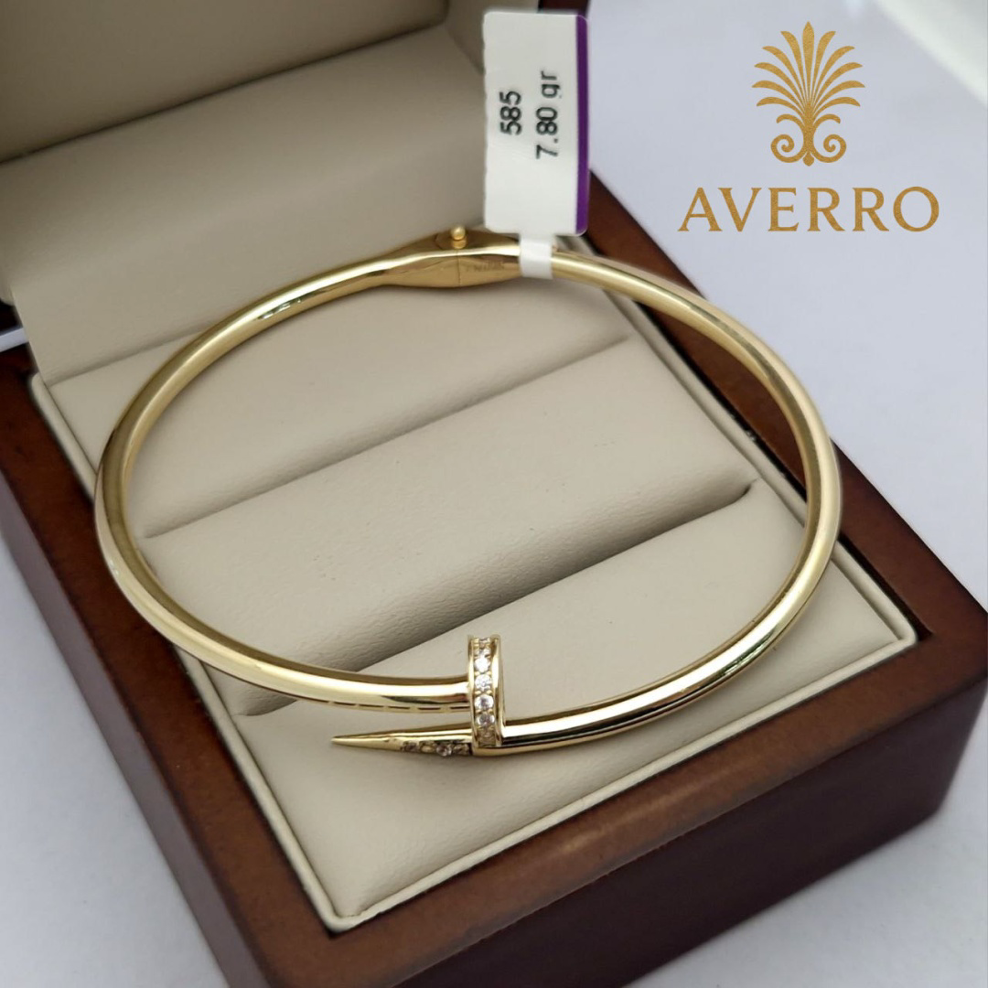 Браслет Averro Av070220264 золото 7.8гр 18см купить,NaN