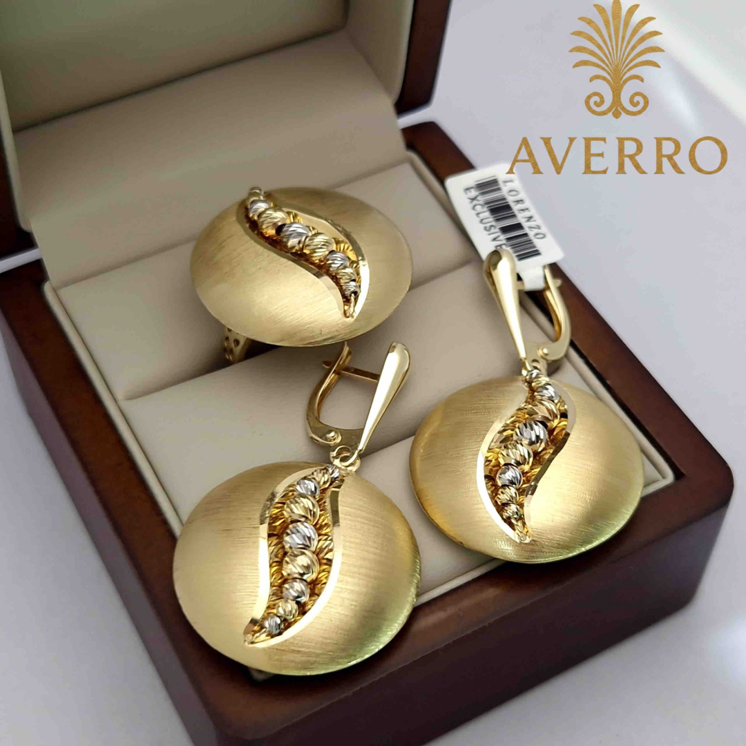 Комплект Averro Av090120265 золото 14.42гр 19р купить,NaN
