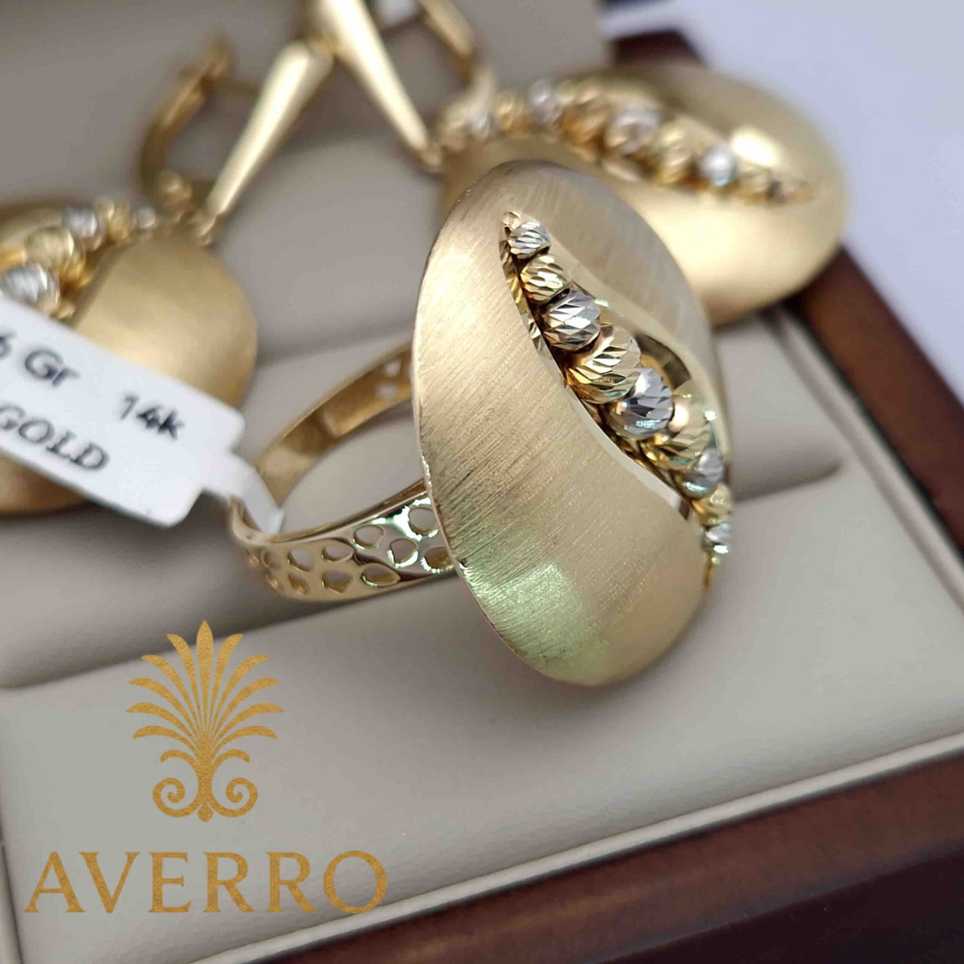 Комплект Averro Av090120265 золото 14.42гр 19р купить,NaN