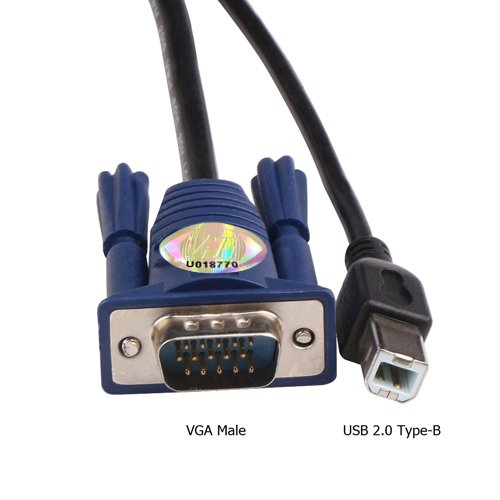 Кабель ViTi UV 1.5м черный