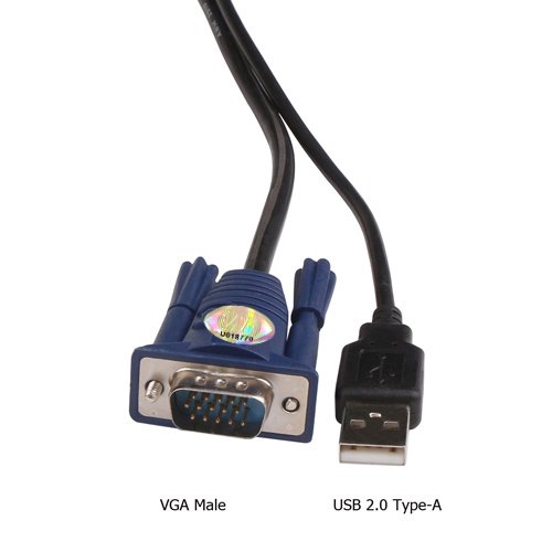 Кабель ViTi UV 1.5м черный