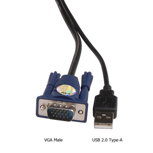Кабель ViTi UV 1.5м черный купить,2447