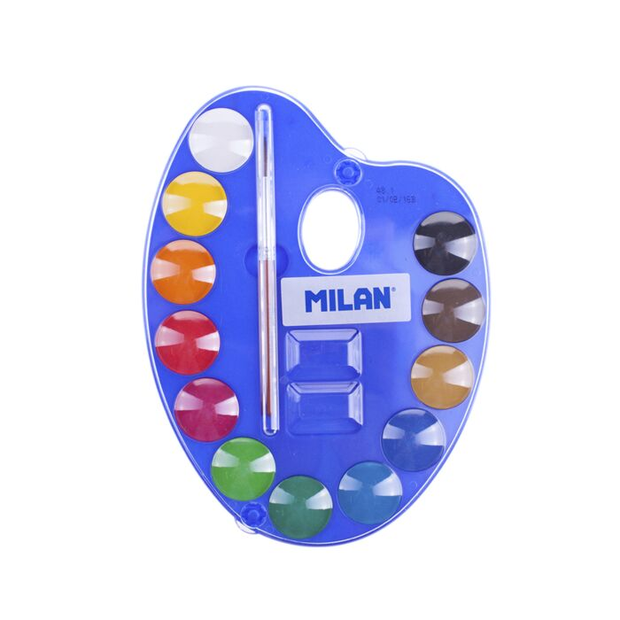 Краски акварельные Milan 12 шт 12 цв 53412 купить,NaN