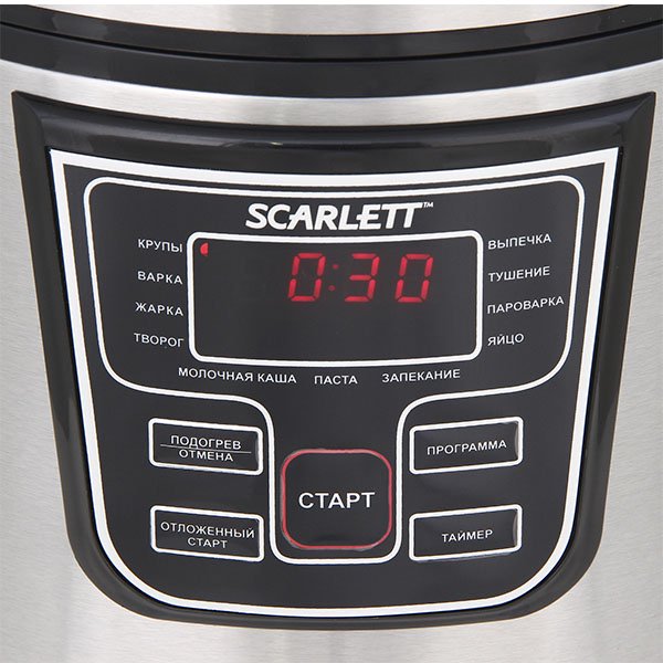 Мультиварка Scarlett SC-MC410S09 серебристая