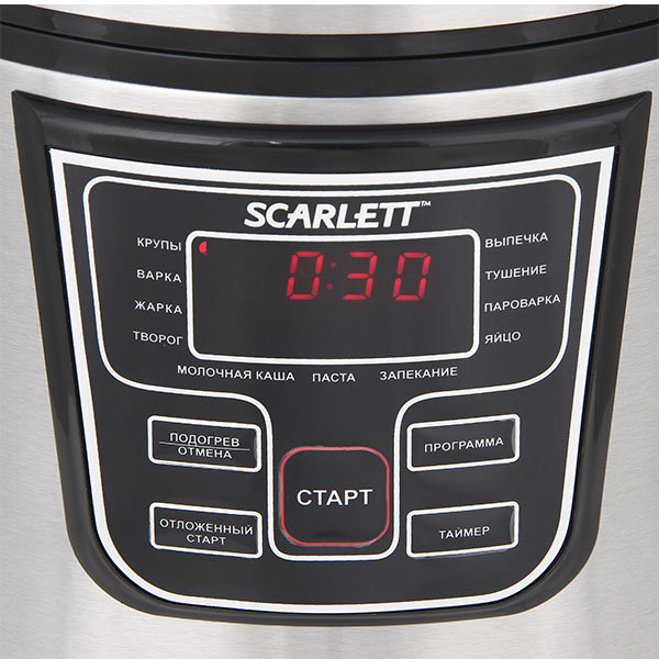 Мультиварка Scarlett SC-MC410S09 серебристая купить,29887