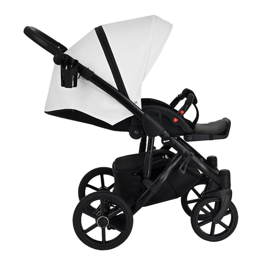 Коляска Pituso 2в1 Moon M025 Кожа White купить,NaN