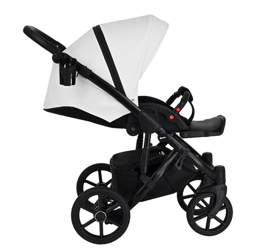 Коляска Pituso 2в1 Moon M025 Кожа White купить,NaN