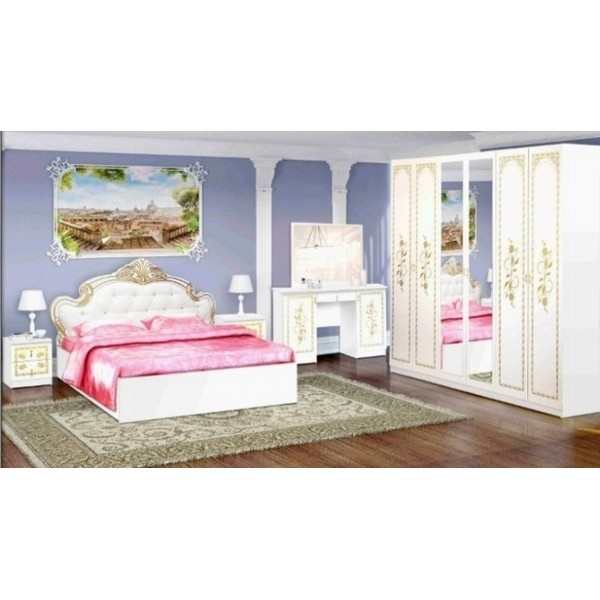 Спальный гарнитур Elegant Белла 6Д белый  купить,550000