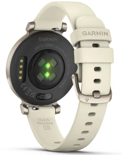Смарт-часы Garmin Lily 2 with Coconut Silicone Band 010-02839-00 35мм Cream Gold купить,0