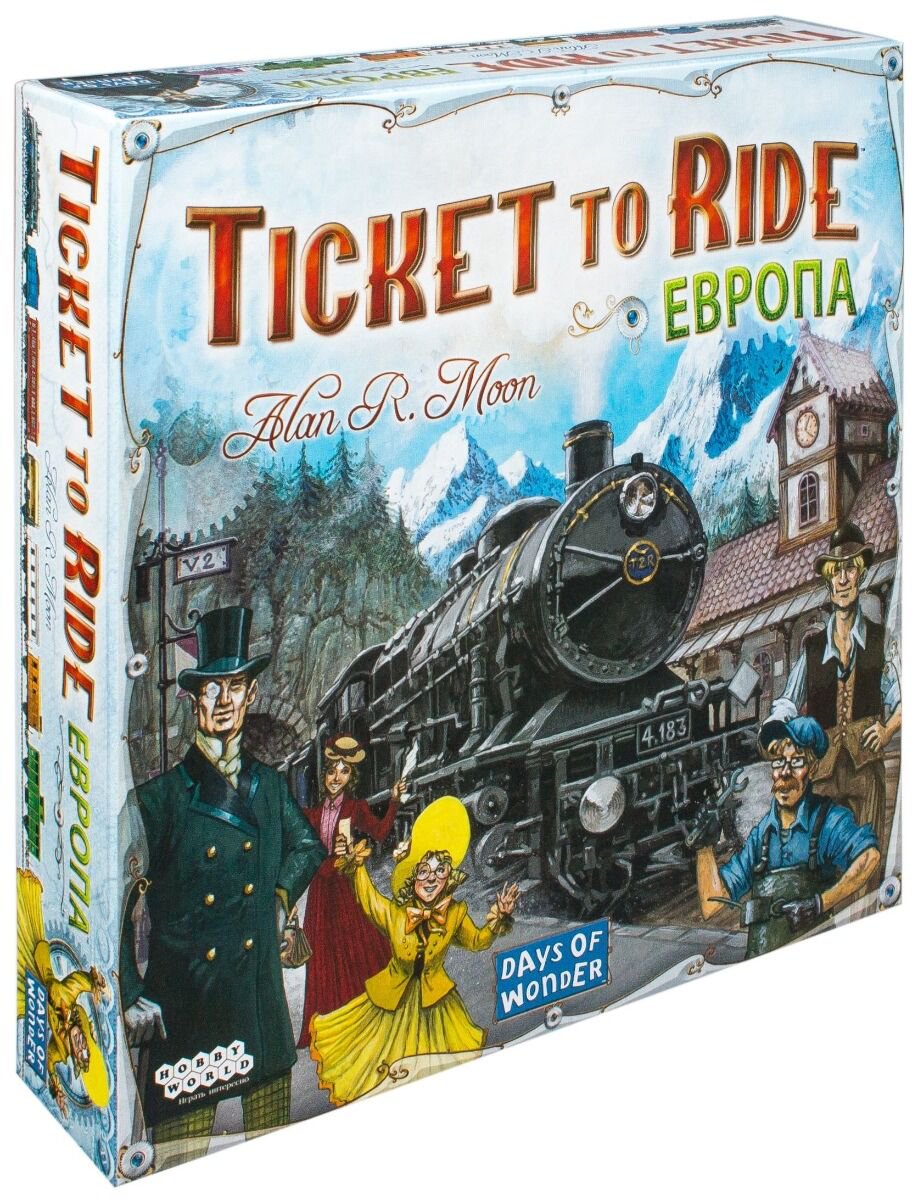 Настольная игра Мир Хобби Ticket to Ride-Европа 3-е издание купить,NaN