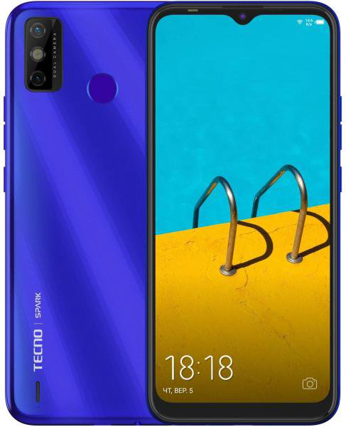 Смартфон Tecno Spark 6 Go 2/32Gb Dual SIM Aqua Blue купить,NaN