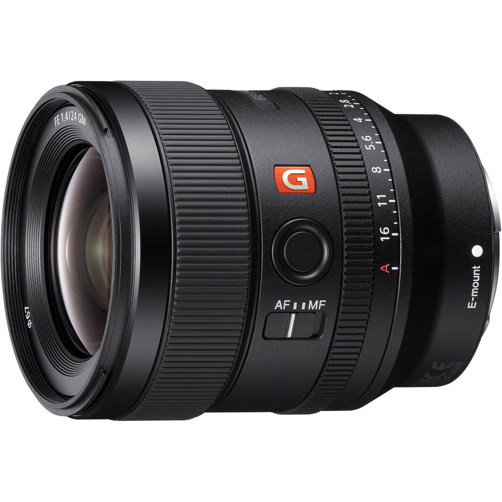 Объектив Sony FE 24mm F1.4 GM SEL24F14GM.SYX черный купить,NaN