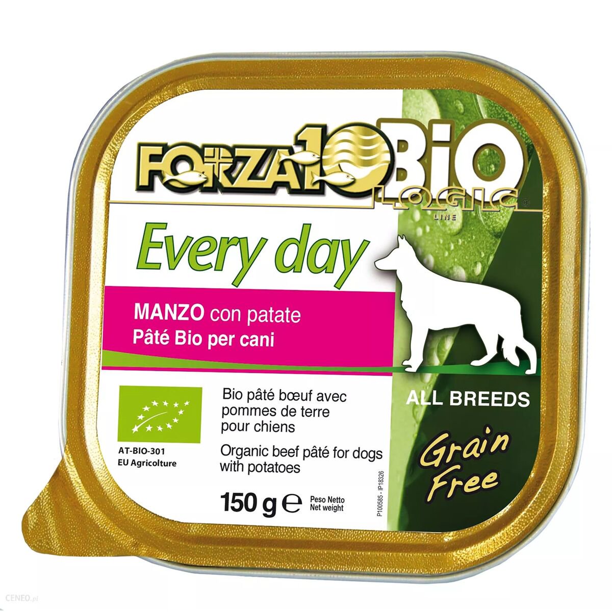 Влажный корм Forza 10 Every Bio Manzo Patate  говядина с картофелем 150гр  купить,NaN
