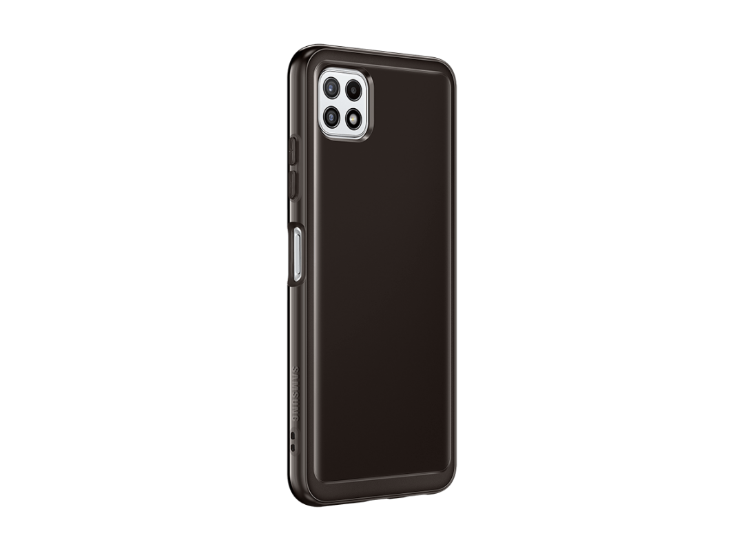 Чехол Samsung Soft Clear Cover для Galaxy A22 EF-QA225TBEGRU черный купить,NaN