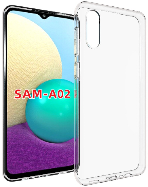 Чехол Acase Galaxy A02 прозрачный
