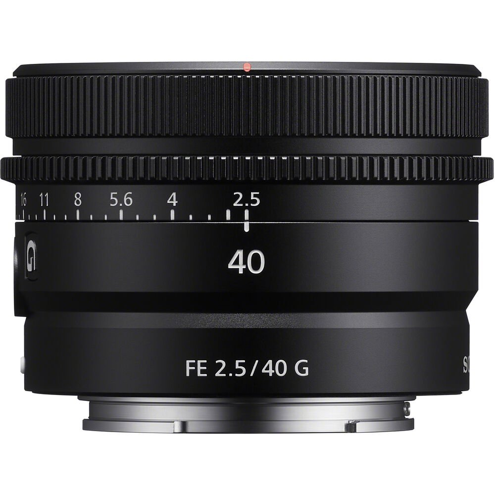 Объектив Sony FE 40 мм f/2.5 G SEL40F25G.SYX черный купить,0