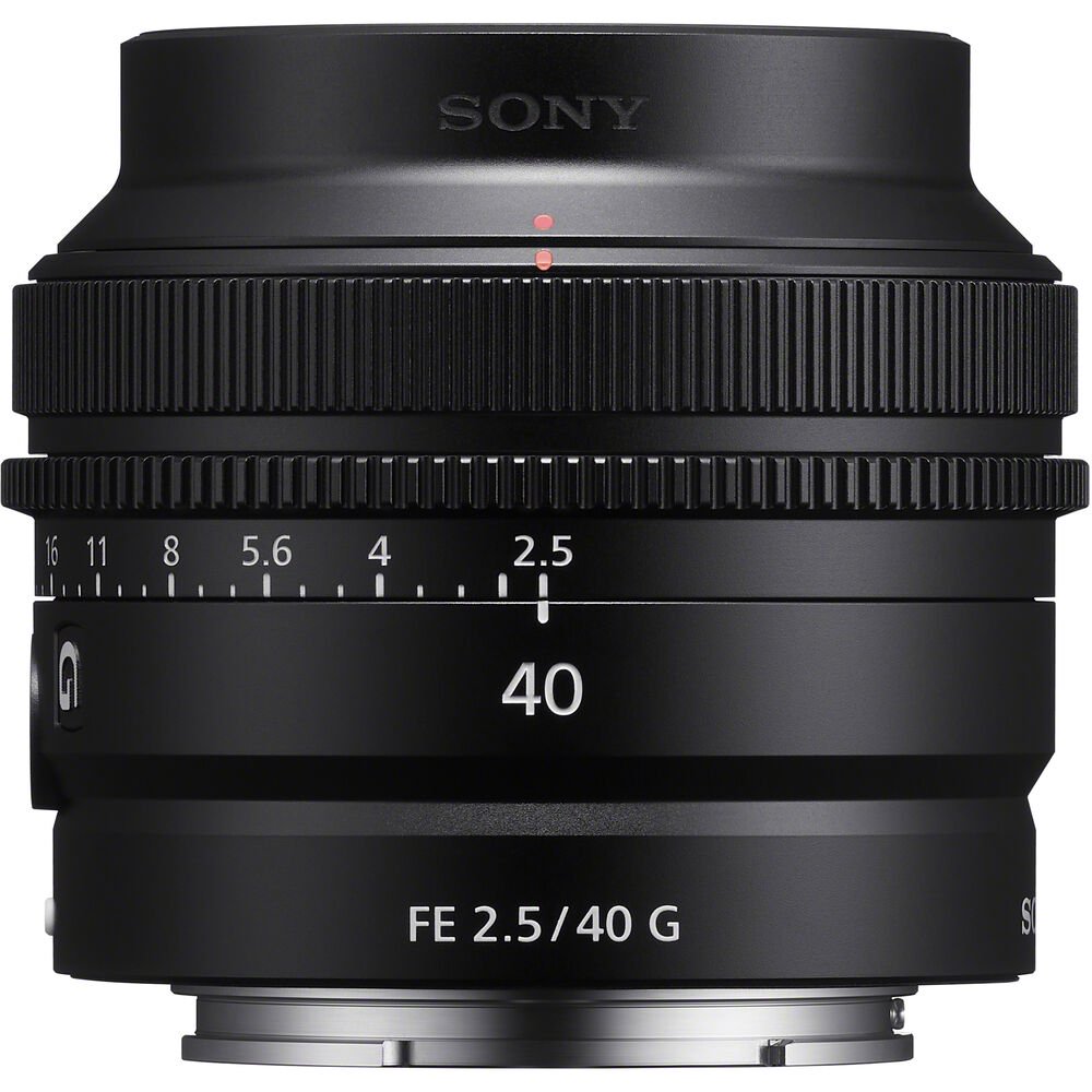 Объектив Sony FE 40 мм f/2.5 G SEL40F25G.SYX черный купить,0
