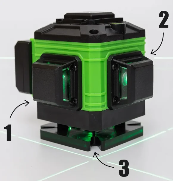 Лазерный нивелир Dephibo 3D Green