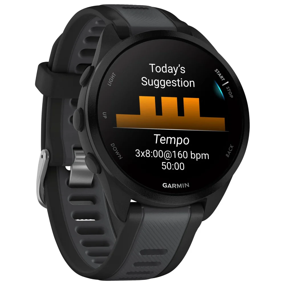 Смарт-часы Garmin Forerunner 165 Music Black Slate Gray 010-02863-20 43мм черно-серый - ForteMarket Смарт-часы Garmin Forerunner 165 Music Black Slate Gray 010-02863-20 43мм черно-серый купить,0