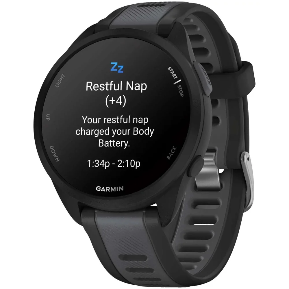 Смарт-часы Garmin Forerunner 165 Music Black Slate Gray 010-02863-20 43мм черно-серый - ForteMarket Смарт-часы Garmin Forerunner 165 Music Black Slate Gray 010-02863-20 43мм черно-серый купить,0